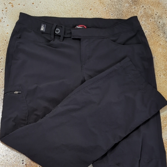 The North Face | Black Lightweight Stretch Hiking Camping Mountain Pants Size 12 - Picture 1 of 13